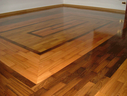 parquet con disegni